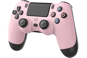 ADHLEK for PS4 Wireless Controller,Remote Controller for PS4/Slim/Pro,with Dual Vibration Game Joystick Pink