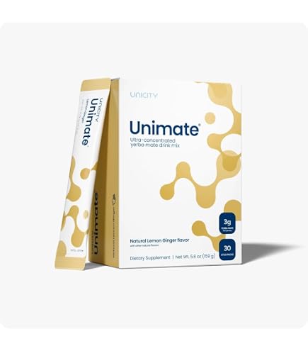 Amazon.com: Unicity Unimate Pack of 2, Lemon and Ginger, 6.3 Gram