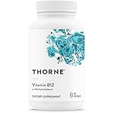 Thorne Vitamin B12 - as Methylcobalamin - Supports Heart and Nerve Health, Blood Cell Function, Healthy Sleep, and Methylatio