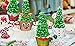 128 Pieces Christmas Cupcake Toppers Wrappers Party Supplies Favors - Snowman Santa Claus Reindeer Elf Gnome Gingerbread