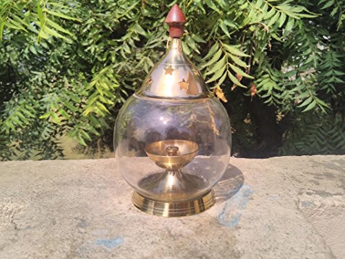 Craftvatika akhand diya oval shape brass dia oil lamp |…
