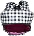 JuJuBe MiniBe Small Backpack, Onyx Collection - Gingham Style