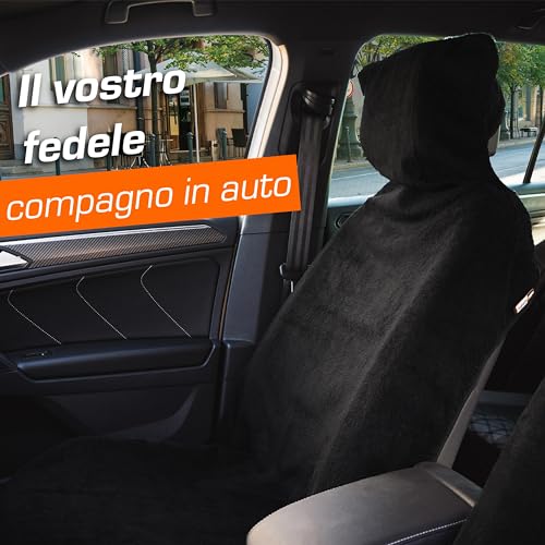 Upgrade4cars Universal Car Front Seat Cover Cotton | Single Driver's Seat Protector Anti-Sweat Washable | Breathable Seat Covers for Summer