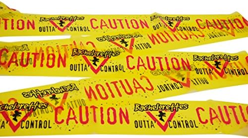 Bachelorette Party Caution Tape Twenty Foot Banner--Perfect Bachelorette Party Decor!!!