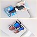 Glasses Holder for Car Sun Visor, 2 Pack Sunglasses Eyeglasses Mount for Car,Double-Ends Clip -180° Rotational Car Glasses Holder with Ticket Card Clip (2 Pack Black)
