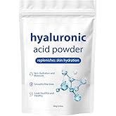 Hyaluronic Acid Powder,Low Molecular Weight Organic Hyaluronic Acid Serum Powder for Face. 1Pack