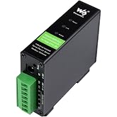 Waveshare RS232/485/422 to RJ45 Ethernet Module, TCP/IP to Serial, with POE Function, Bi-Directional Transparent Transmission, Suitable for Data Acquisition, Intelligent Instrument Monitoring, etc
