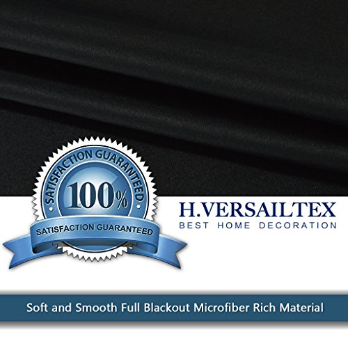image for H.VERSAILTEX Blackout Thermal Insulated Curtains (2 Panels) Grommet Wi