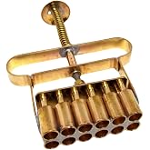 Bua Loy Thai Dessert Press Mold - 9mm Tablets, Press 12 Tablets at Once, Brass Traditional Kitchenware for Dumplings in Coconut Milk, Durable, Easy to Clean, Ideal for Snacks &amp; Bubble Tea Pearls