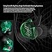 KZ ZSR in-Ear Headphones Earphone HiFi Stereo Deep Bass Earbuds with 0.75mm 2 Pins Detachable Cable Noise Isolating Headset with Hybrid Driver for Running, Jogging, Walking (Green Without Mic)
