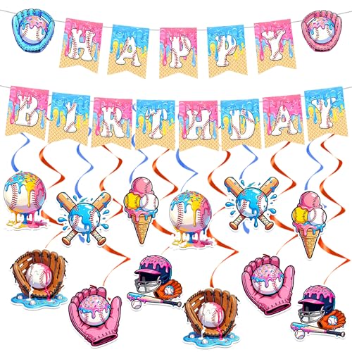 Ice Cream Drip Party Decorations Set