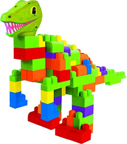 Amloid Velociraptor KidsatWork Dino Stackers Build A Dino Set (71 Piece)