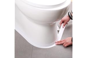 CDFYREC White Caulk Tape Self Adhesive Waterproof, Bathroom Peel & Stick Caulking Strip Floor Tile Wallpaper Toilet Tub Shower Wall Trim, DIY Project Renter Friendly Decor, Quick & Easy to Install in Minutes