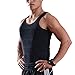 AGPTEK Slimming Body Shaper Vest, Elastic Lose Weight Exercising Tee Shirt Tank Top Shapewear for Men Black