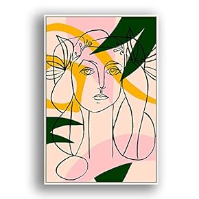 Framed for Living Room Bedroom Minimalist Abstract for