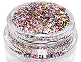 Unicorn Fantasy biodegradable chunky body glitter (8g) by Eco Lovers. Glitter for face, body and hair Rave-Festival-Party