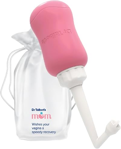 Dr. Talbot's Mom Postpartum Peri Bottle with Carry Bag - Silicone