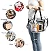 Clear Tote Bag Stadium Approved, Clear Messenger Shoulder Bag with Front Pocket and Adjustable Strap for Work, School, Concerts and Sporting Event