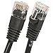 CableVantage Black 100FT 100 Ft 100' Long CAT5 Enhanced CAT5E RJ45 Patch 350MHz ETHERNET Network Cable for PC, Mac, Laptop, PS2, PS3, Xbox, Xbox 360 High Speed Internet DSL/Cable Internet
