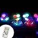 LXS 3-LED Multicolor Submarine Tea Light Mini Lamp With 21-Key Multi-function Remote Controller, Can Adjust the Brightness and Color,Suitable For Wedding and Christmas Party (12)