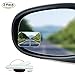 Ampper Square Blind Spot Mirror, Newest Upgrade HD Glass Frameless Convex Wide Angle Rear View Mirror For All Universal Vehicles Car Suv (Pack Of 2)
