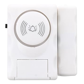 TOOGOO(R)Detector magnetico de apertura puerta ventana Alarma Casa de seguridad