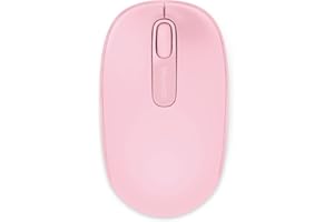 Microsoft Wireless Mobile Mouse 1850: Essential, Sleek, Microsoft Mouse - Pink