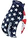 Troy Lee Designs Air Americana Men's Off-Road Mountain Bike Gloves - Navy/Red / Medium