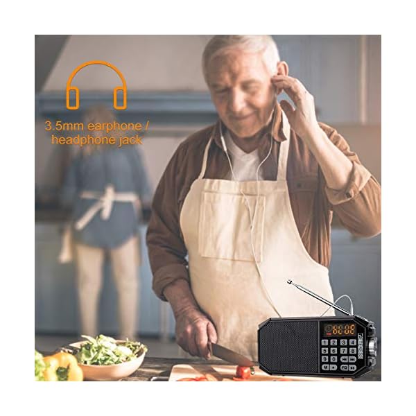 Radio Retekess TR610 FM + Parlante Bluetooth reproduce MP3 - Imagen 6
