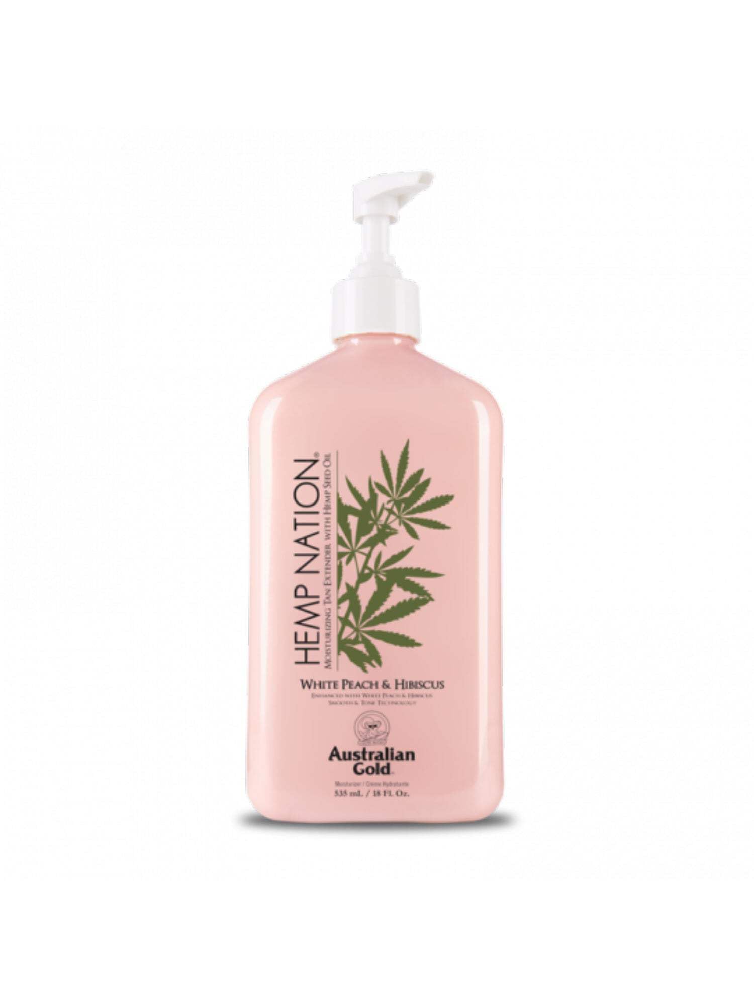 Australian Gold - Hemp Nation White Peach & Hibiscus Tan Extender Body Lotion 535 ml