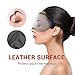 Dr. Prepare Eye Mask for Sleeping, USB Heated Eye Mask with Soft Leather Surface, Time and Temperature Control Safe Healthy Comfortable Washable for Puffy Eyes, Dark Cycles, Dry Eyes, and Tired Eyes