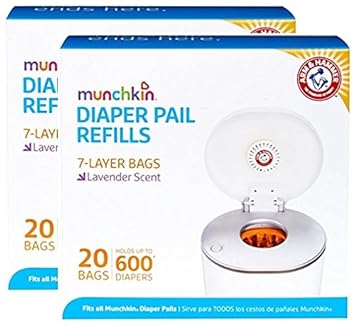 munchkin diaper pail refills amazon