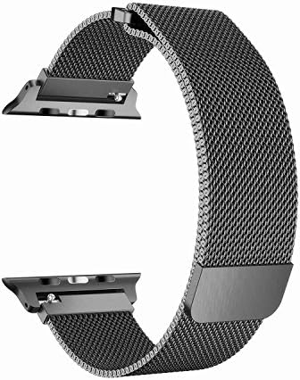 Walcase for Apple Watch Band 38mm 42mm, Milanese Loop Replacement Metal iWatch Band for Apple Watch Series 3 2 1 (38mm, Space Gray)