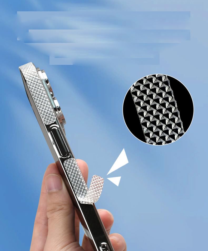 20 Pack Cell Phone Grip Tape Strips Rubber Non Slip Side Sticker Adhesive Grippy Bumper Frame Stickers for iPhone Case Magnetic Mobile Phone Case Commuter Series Cases Smartphone Tablet Frame