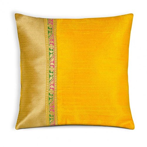 100% Pure SILK Dupioni FABRIC golden yellow 54" with slubs