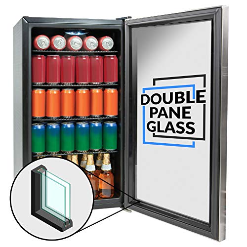 2 Igloo+IBC35SS+Stainless+Beverage+Refrigerator