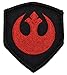 Rebel Alliance Emblem Star Wars 3x2.5 Shield Military Patch / Morale Patch - Black with Red