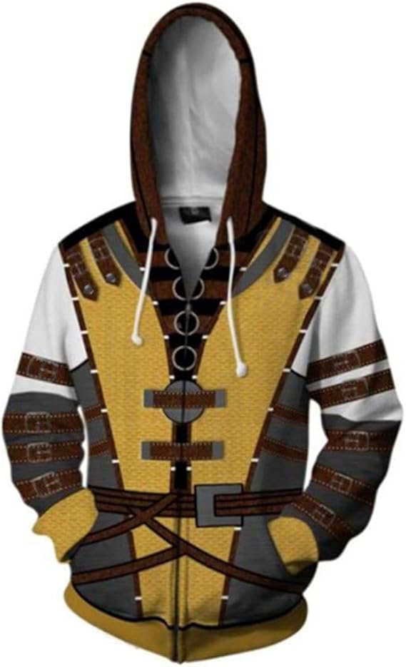 Men's Mortal Kombat Scorpion Sweatshirts Hoodies Game