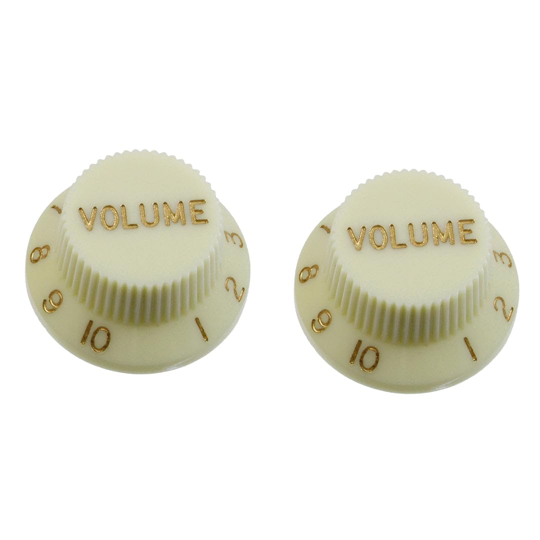 'Allparts Strat Volume 2 Stück Mint Pk 0154 Oil Pipe"Buttons and Small Parts for Electric Guitar