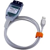 Mini VCI J2534 Cable(v18.00.008) for TIS Techstream for Toyota with Windows | OBD2 Scanner Diagnostic USB Vehicle Scan Tool,Fit for Toyota Vehicles with Windows XP Win7 Win10 32/64 bit,Obdlink EX