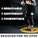 Gold BJJ Jiu Jitsu Spats - Base Layer for Gi and No-Gi Grappling - Martial Arts Pants