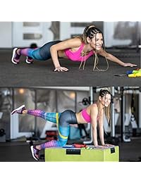 Bandas de resistencia con discos deslizantes de doble cara - bandas de entrenamiento premium para piernas y botones - bandas de fitness premium para entrenamientos intensos - Set de 5 bandas de ejercicio con diferentes niveles de intensidad