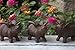 Set/3 Cast Iron 3 Little Pigs ~ Pigs W/wings ~ Flying Pig