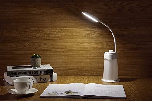 AOTOM Bedside Lamp Portable Table Lamp Camping Lantern Rope Night Light Eye-caring Desk Lamp Dimmable Portable Hanging Rope Lamp Touch Control Memory Function (Pure White)