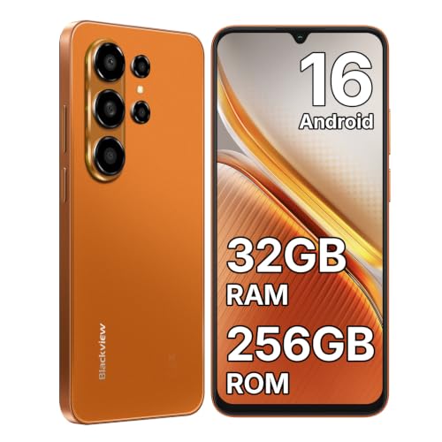 Blackview Wave 10 Móviles Android 16, 6.88" 120Hz, 32GB+256GB Smartphone | 32MP+13MP Celulares, 5000mAh/3.5mm/WiFi 5G/Face ID/Bloqueo Huella Dactilare
