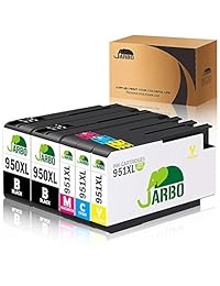 JARBO Compatible Ink Cartridge Replacement for HP 950XL 951XL, 1 Set+1 Black, Compatible with HP Officejet PRO 8600 8610 8620 8630 8100 8640 8660 8615 8625 251dw 271dw 276DW Printer