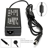 65W Laptop Charger AC/DC Adapter for HP Pavilion G4 G6 G7 M6 DM4 DV4 DV5 DV6 DV7 G60 G61 G72; EliteBook 2540p 2560p 2570p 2730p 2740p Power Supply Cord