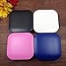 Polytree Portable Travel Contact Lens Case Box Set Cleaning Holder Soak Storage (Square Black)