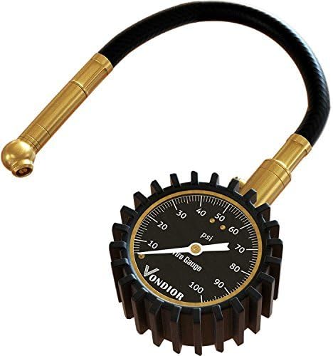 Tire Gauge - (0-100 PSI) Heavy Duty Tire Pressure Gauge. Certified ANSI ...
