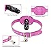 ZhengYa Leather Lockable Ball Gag w/ Lock Bondage Sex Toy Fetish Restraint Slave Roleplay Gimp 4 (Hot Pink, Long)thumb 2